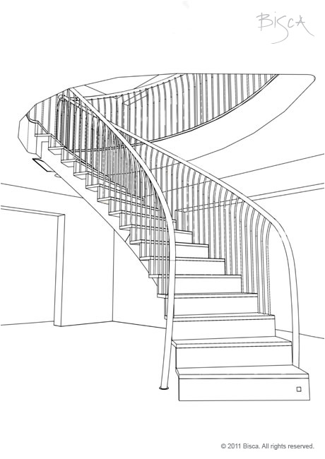 Helical Staircase, Bisca