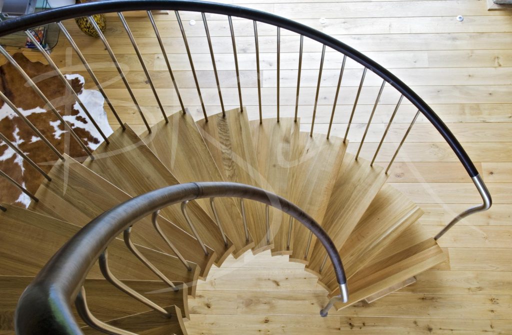 1943 - Bisca bespoke helical stair design Yorkshire