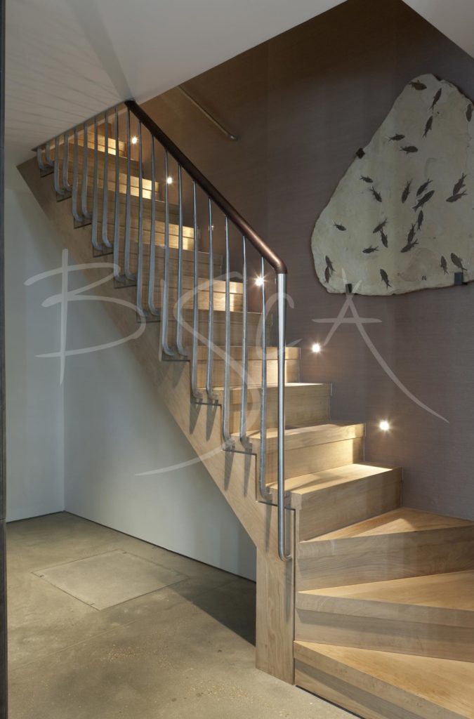 3079 - Bisca basement staircase design London