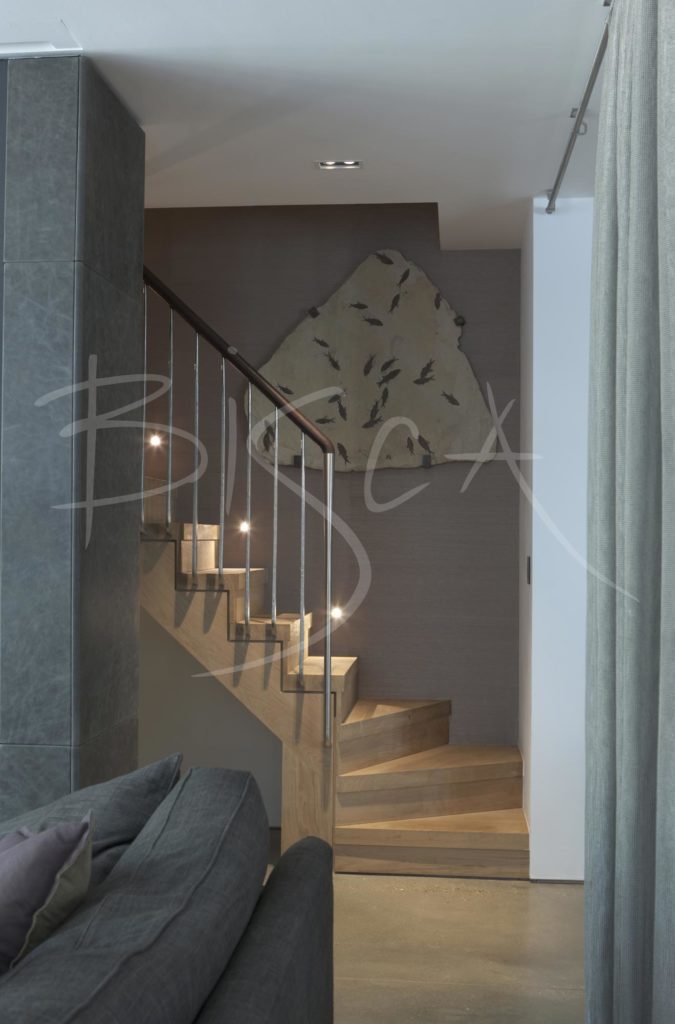 3079 - Bisca basement staircase design London