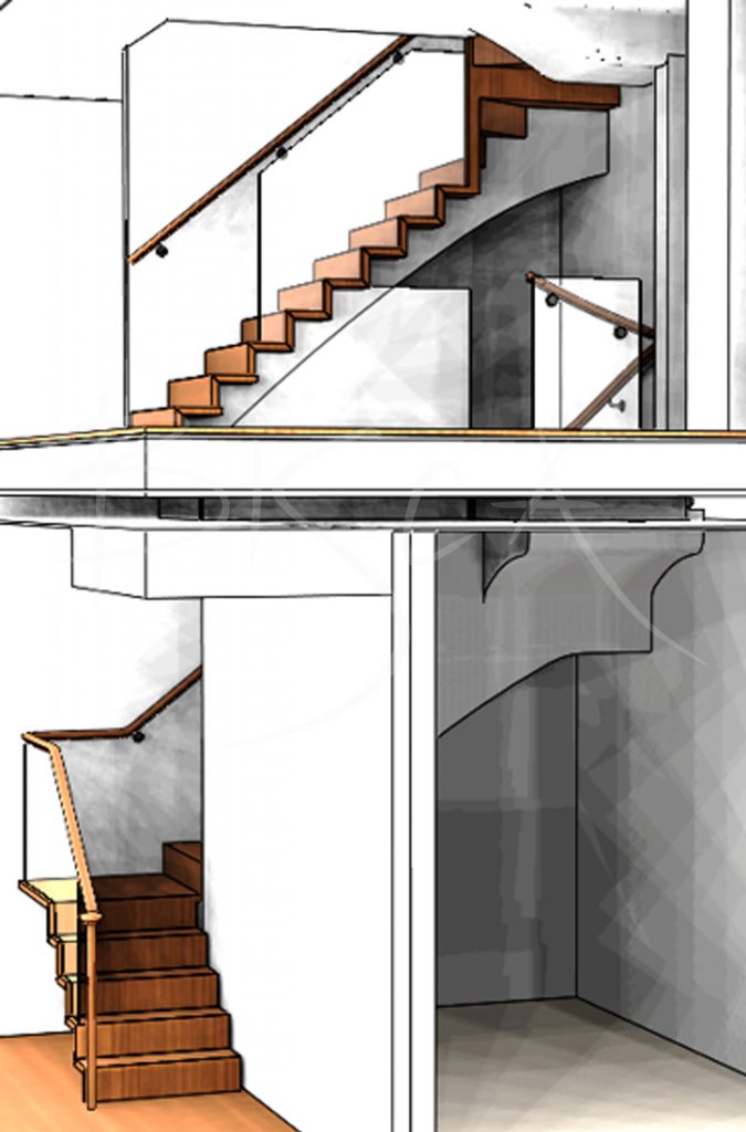 3857 - Bisca Georgian Style Staircase Design