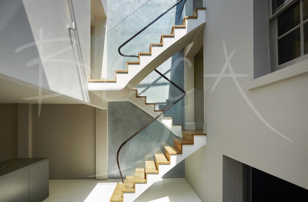 3829 - Bisca Atrium Staircase Design