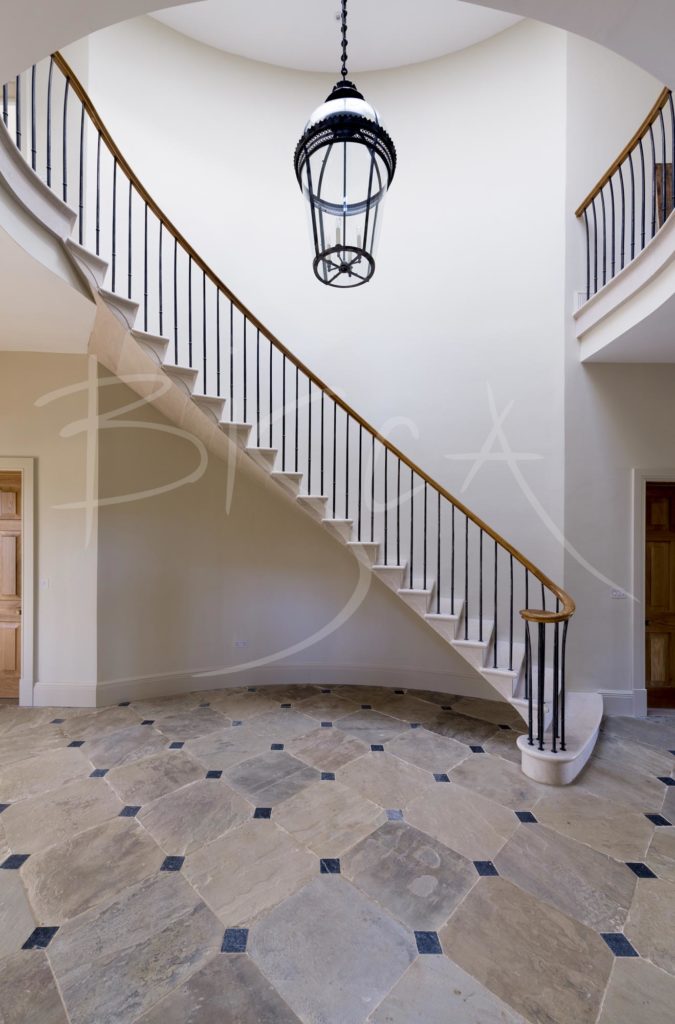 Stone Cantilever Country House Stair - York