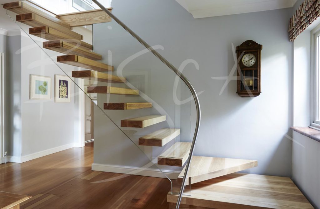 Floating Ash Staircase Buckinghamshire