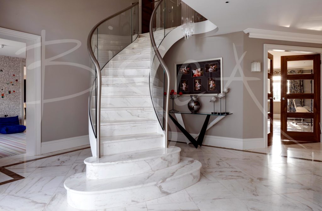 modern stone staircase design