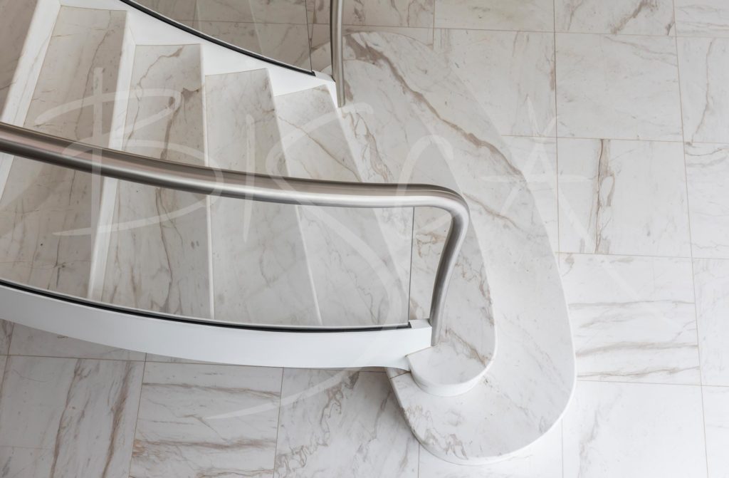 modern stone staircase design