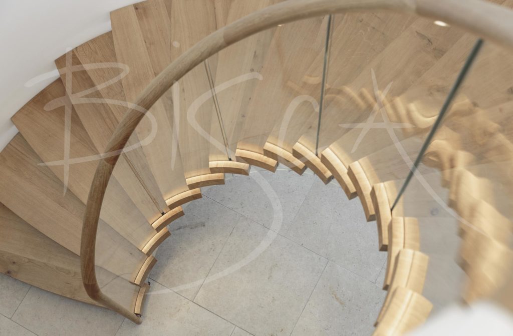 Bisca Helical Staircase with Lighting