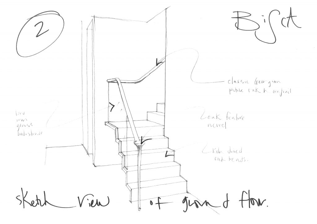 3857 - Bisca Georgian Style Staircase Design