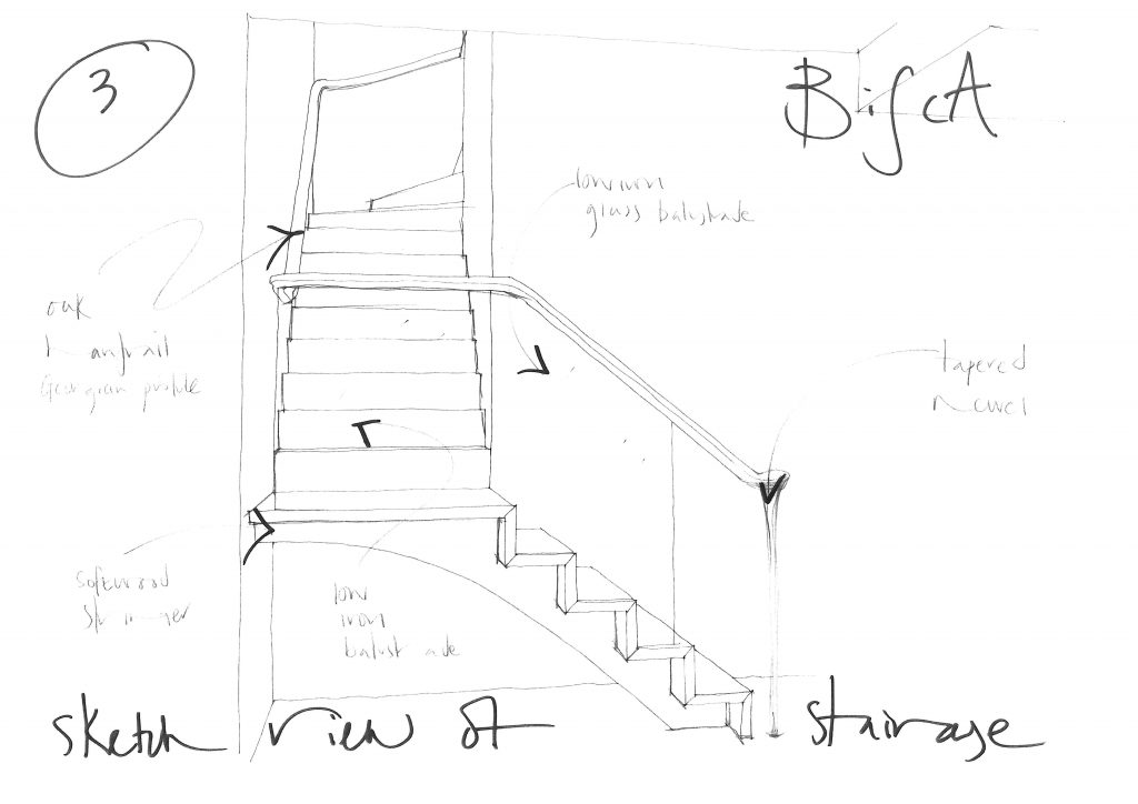 3857 - Bisca Georgian Style Staircase Design