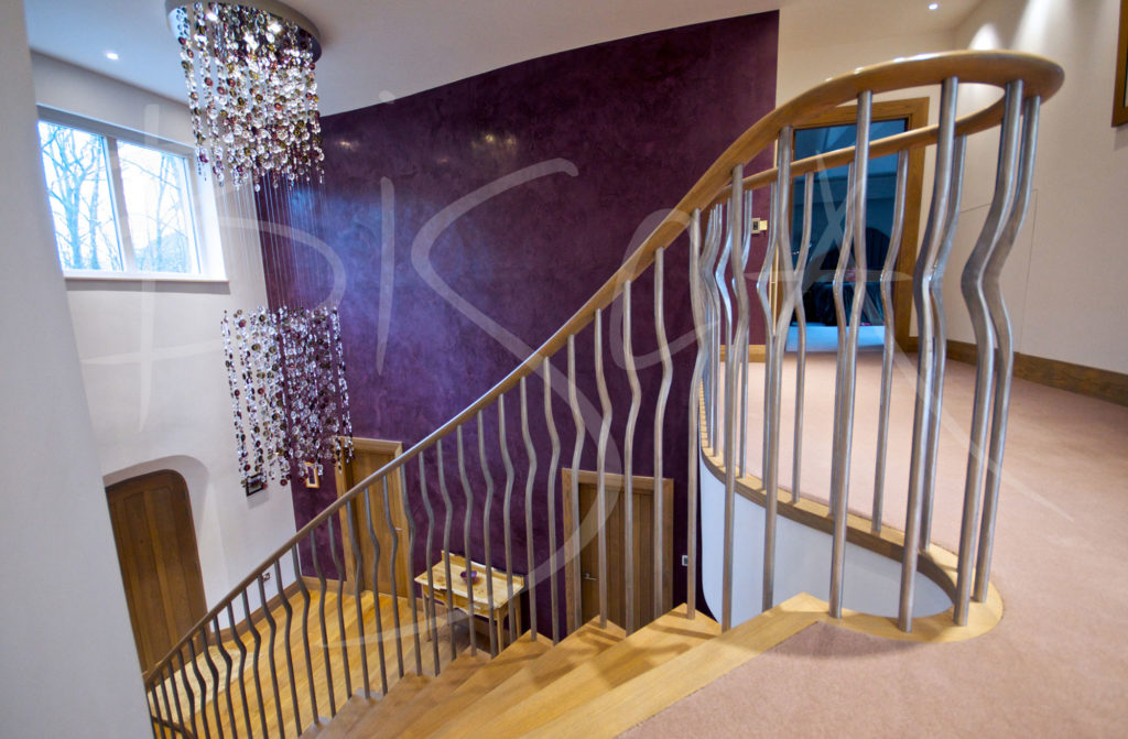 bespoke helical staircase