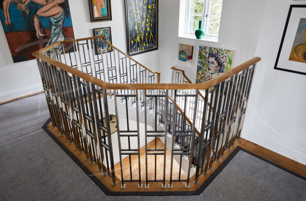 art deco inspired balustrade