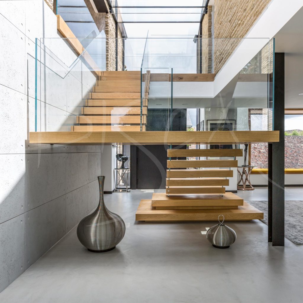 Bisca floating tread staircase 4359