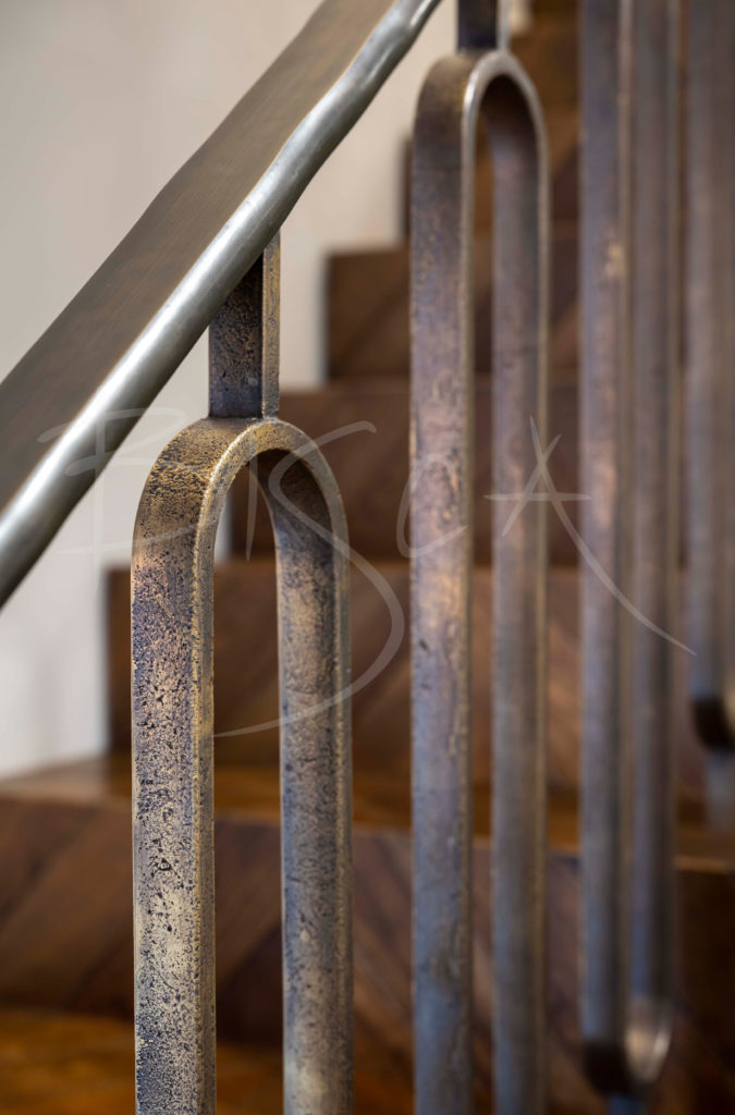 chevron herringbone parquet staircase stairs design London