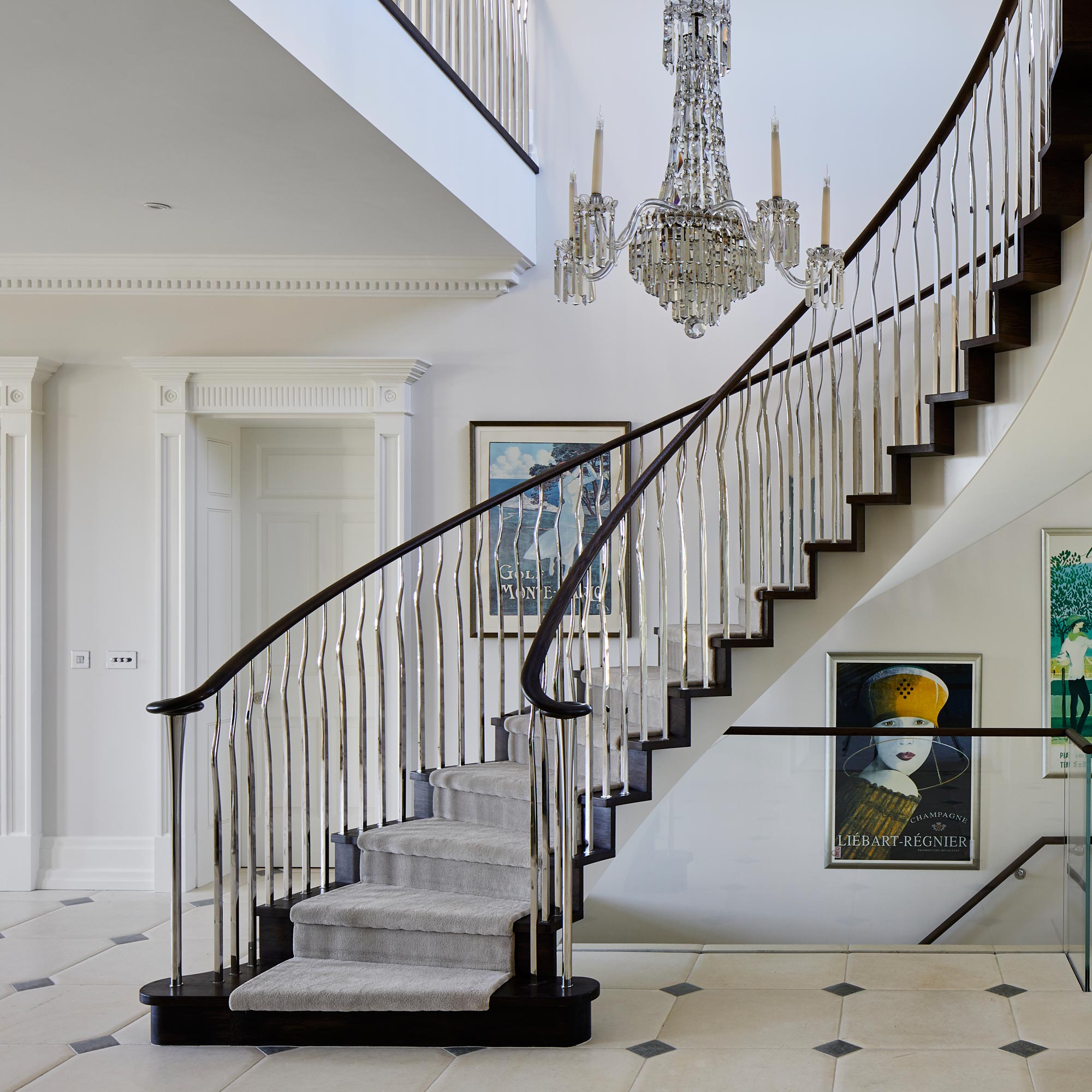 Country House Stairs Cheshire Staircase Design Bisca