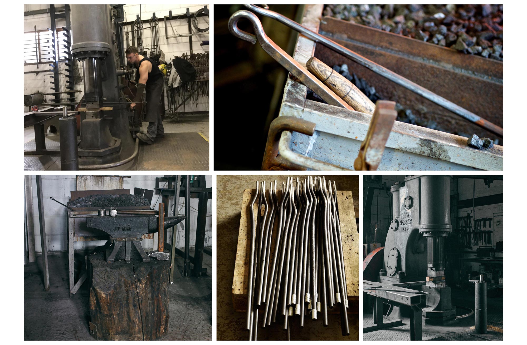 Bisca workshop and blacksmith making forged balustrades