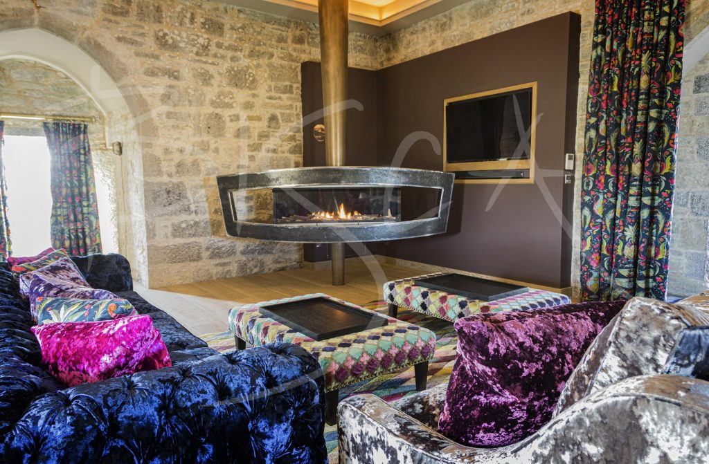 bespoke fireplace by Bisca at Belvelly Castle