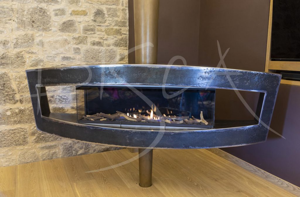 bespoke fireplace by Bisca at Belvelly Castle