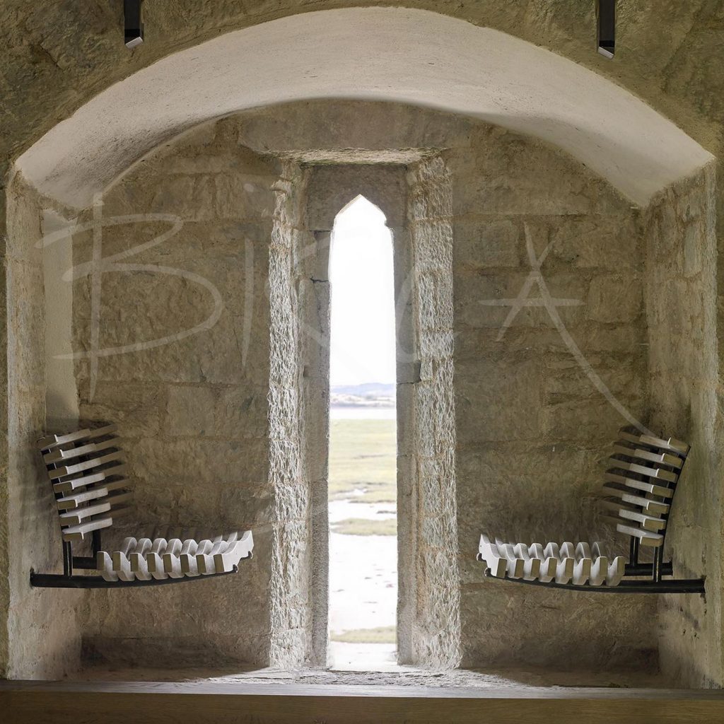 Bespoke window seats by Bisca at Belvelly Castle as shown on RTE restoration program