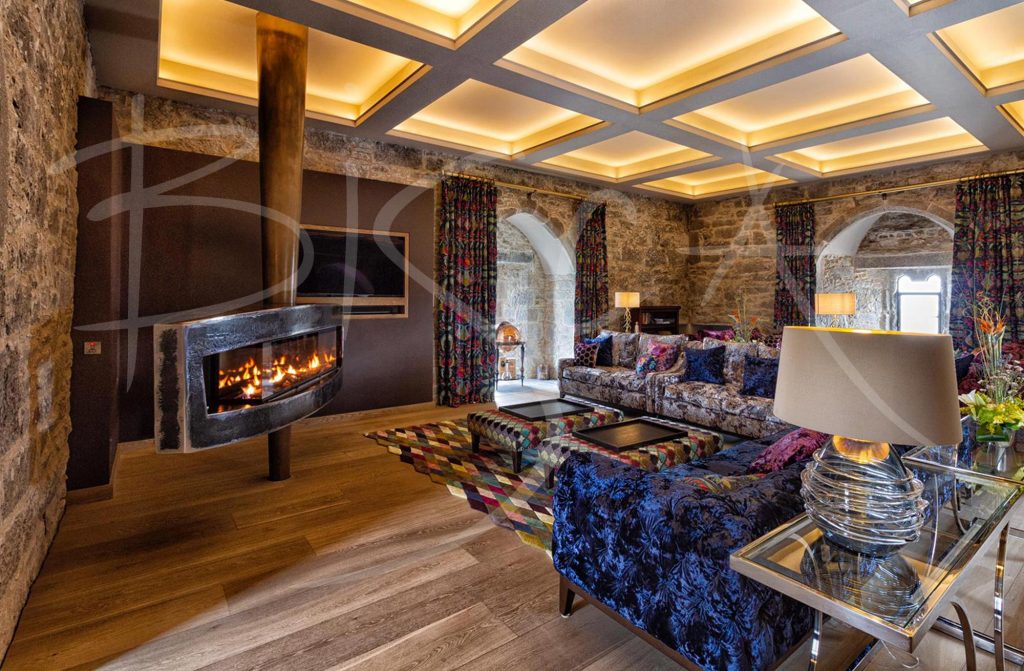 bespoke fireplace by Bisca at Belvelly Castle