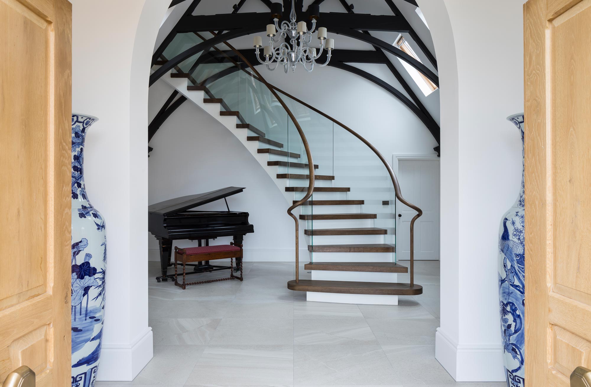 News stairs in a listed property