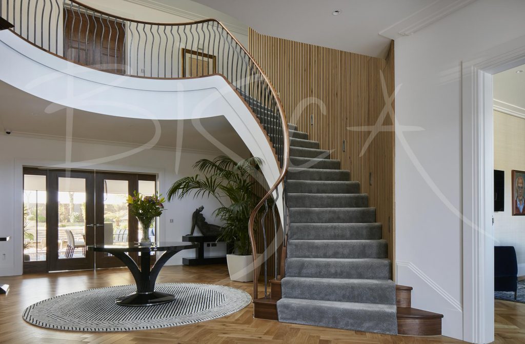 Helical Staircase Entrance Hall