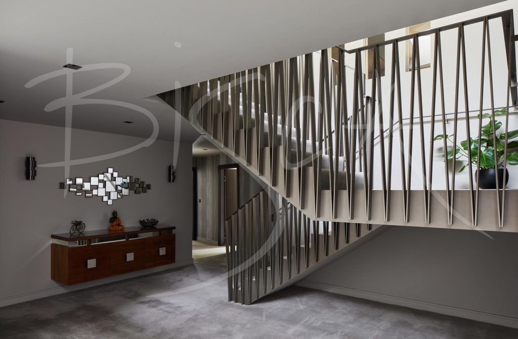 Cut String Staircase Balustrade