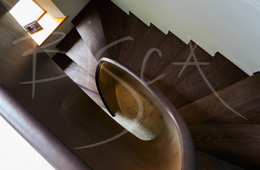 Winding Cantilever Staircase Design