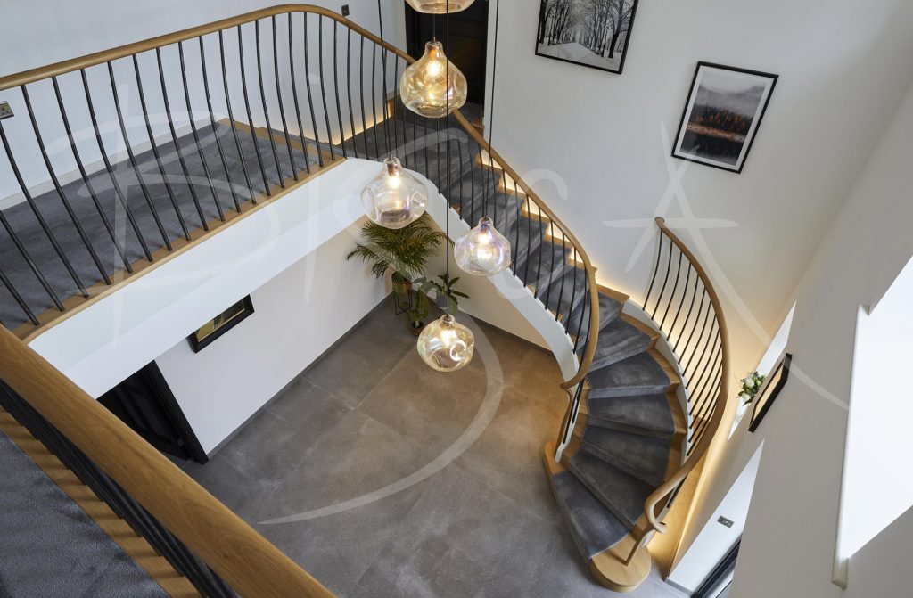 Metal Balustrade Entrance Hall