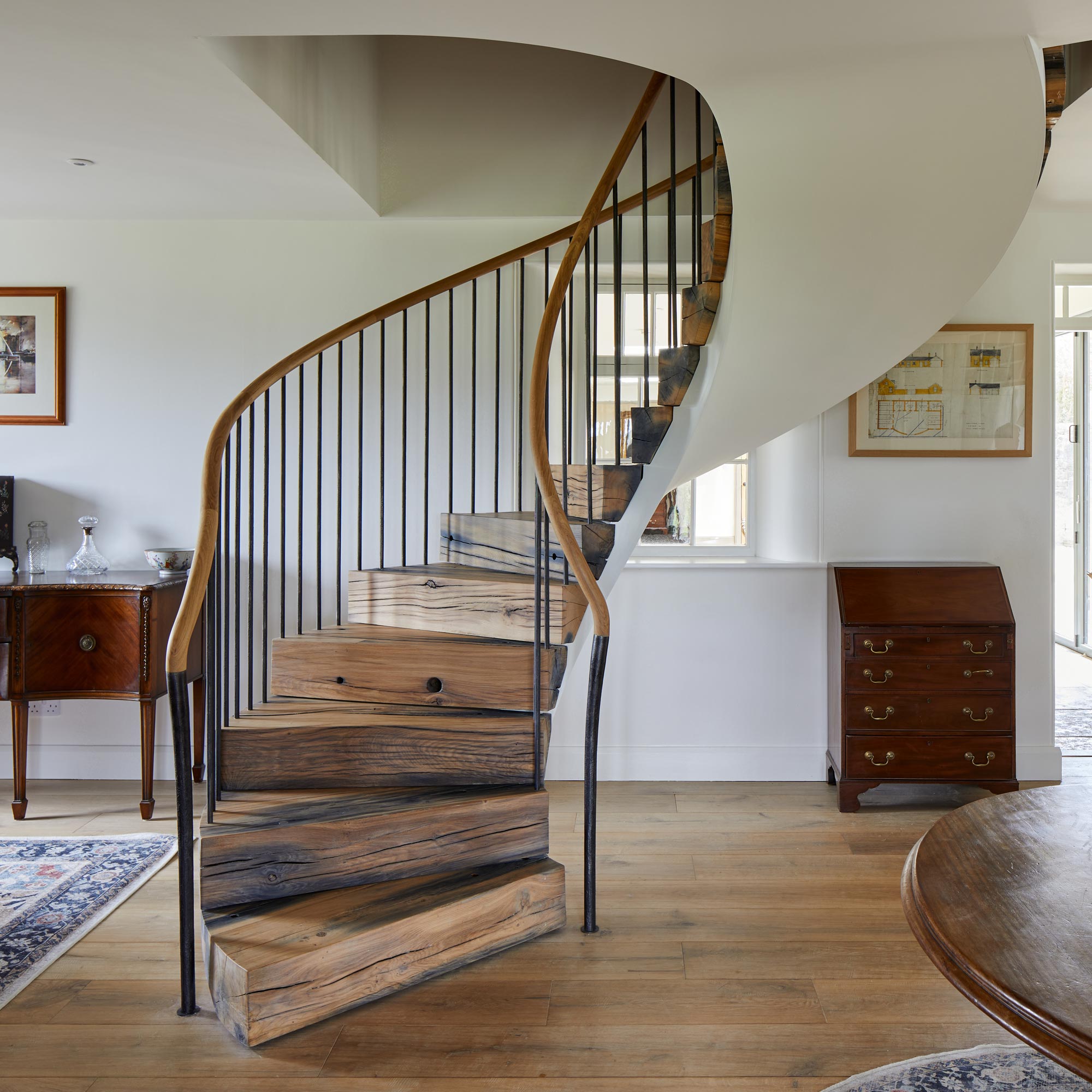 Recycled Timber Staircase Overview