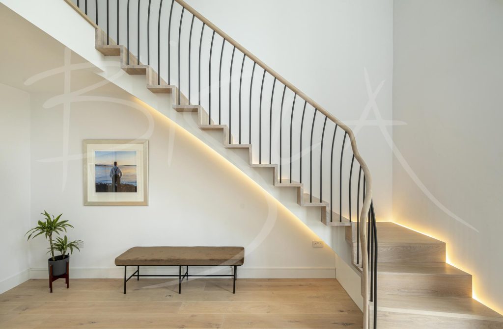 Modern Statement Staircase Lighting