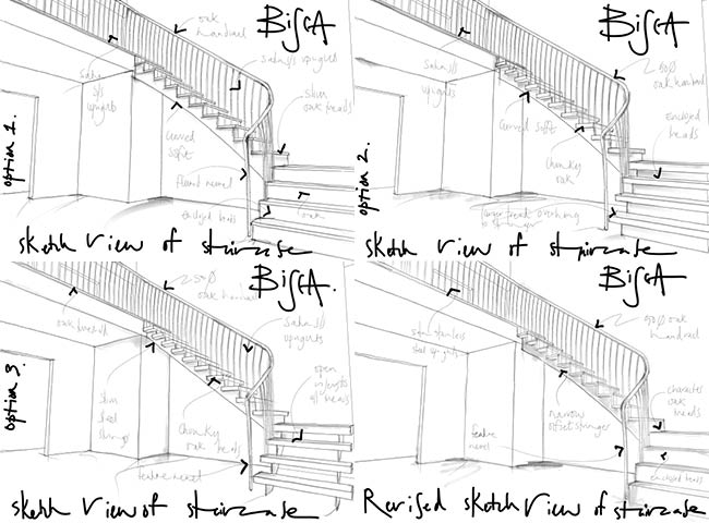 Statement Staircase with Feature Lighting Design