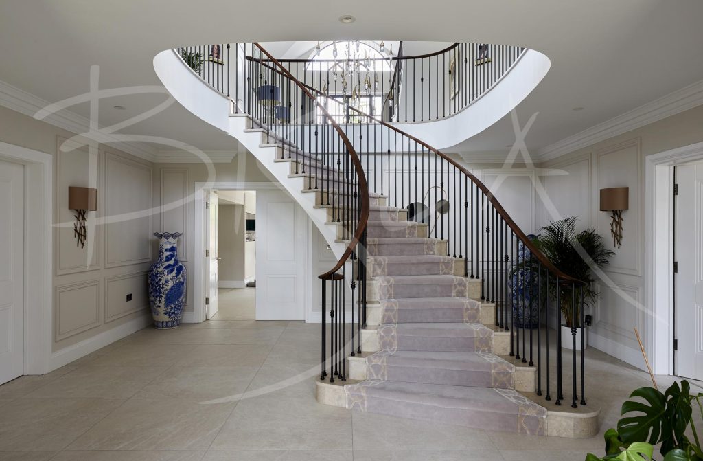 Sculptural Stone Staircase Main Staircase 9501