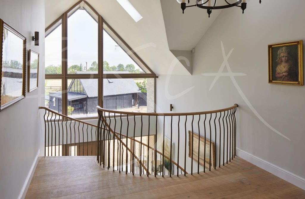 Modern Statement Staircase Balustrade