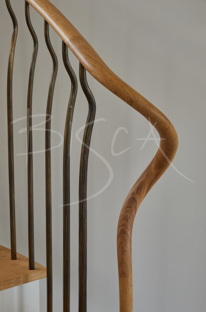 Modern Statement Staircase Newel Post