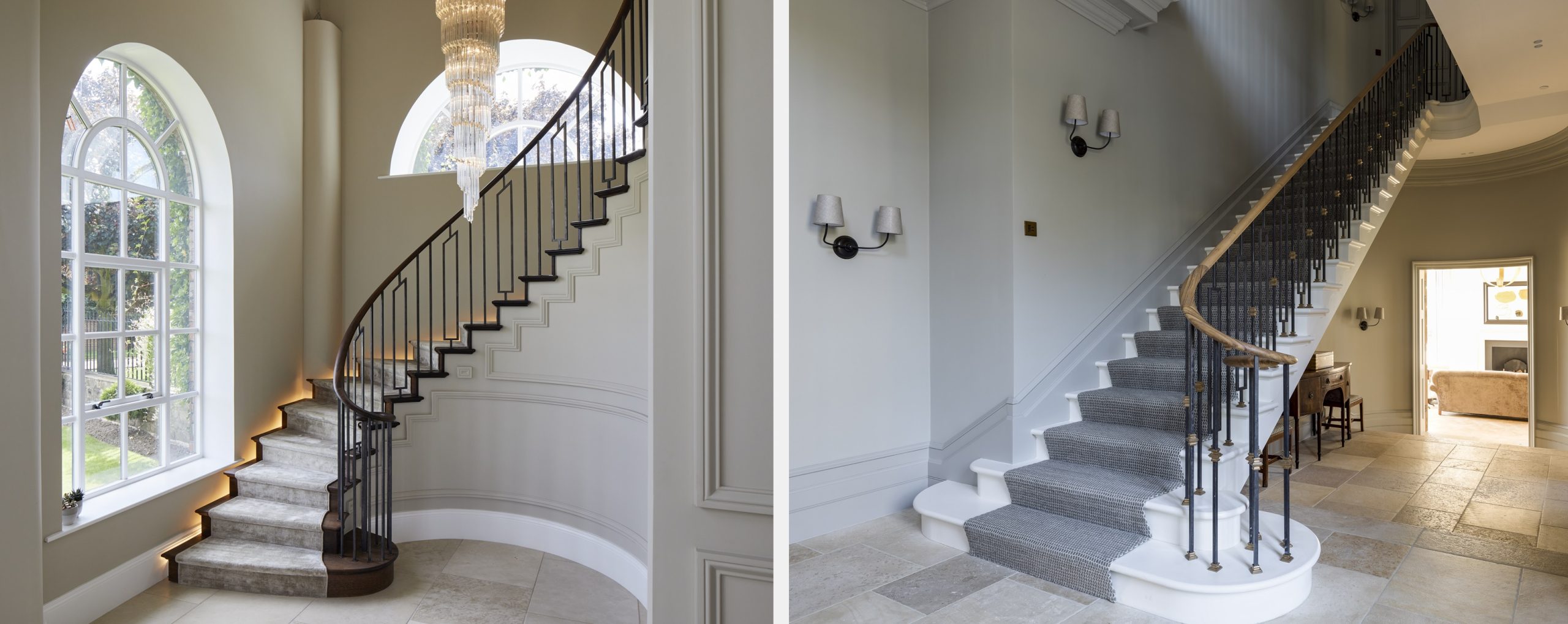 Staircase ideas that focus on timeless elegance with a classic feel