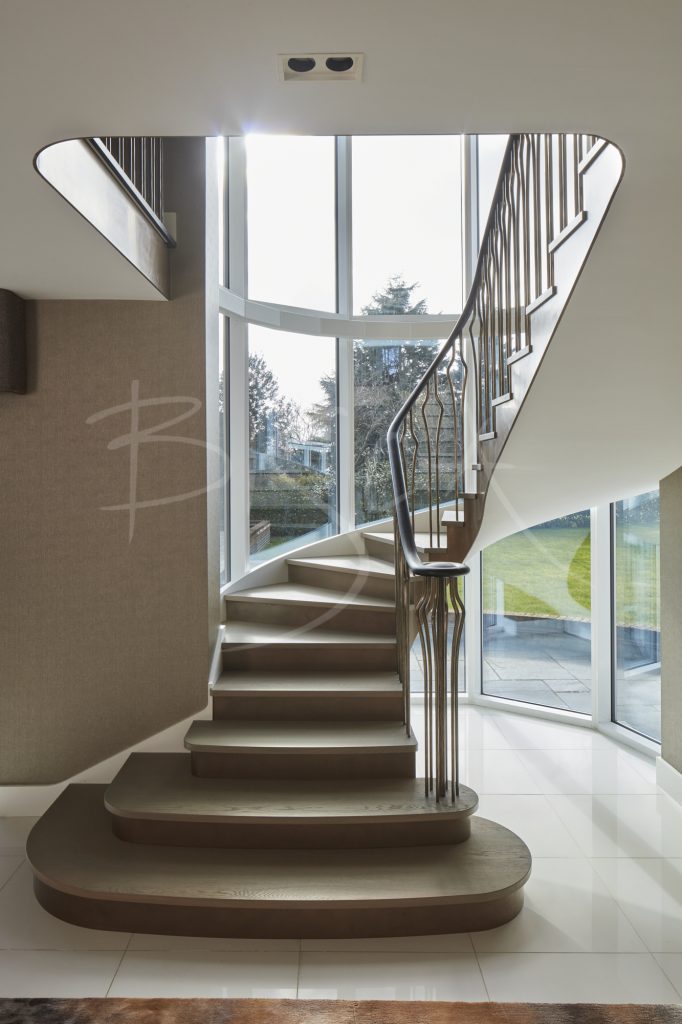 Modern Curved Staircase Design 9483 Modern Curved Staircase Design 9483