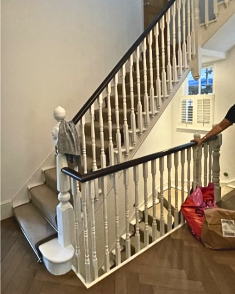 Bespoke Staircase Renovation, Before Image, Twickenham