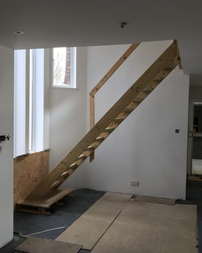 Luxury Floating Staircase, Project 9518, Hertfordshire, Before