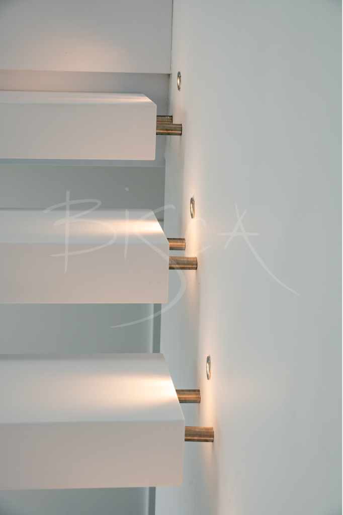 Glass Staircase, Lighting, Floating Stair, 9601 Glass Staircase, Lighting, Floating Stair, 9601